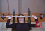 Image of Women exercise in gym Alaska USA, 1960, second 39 stock footage video 65675045187
