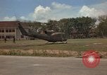 Image of Army UH-1B with red cross Vietnam, 1965, second 4 stock footage video 65675045232