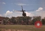Image of Army UH-1B with red cross Vietnam, 1965, second 14 stock footage video 65675045232