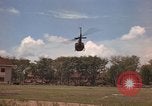 Image of Army UH-1B with red cross Vietnam, 1965, second 16 stock footage video 65675045232