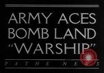 Image army aces United States USA, 1934, de la seconde 1 séquences d'archives historiques vidéo 65675045239