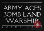 Image army aces United States USA, 1934, de la seconde 3 séquences d'archives historiques vidéo 65675045239