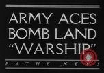 Image army aces United States USA, 1934, de la seconde 4 séquences d'archives historiques vidéo 65675045239