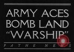 Image army aces United States USA, 1934, de la seconde 8 séquences d'archives historiques vidéo 65675045239