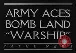 Image army aces United States USA, 1934, de la seconde 9 séquences d'archives historiques vidéo 65675045239