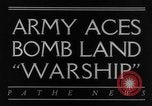 Image army aces United States USA, 1934, de la seconde 10 séquences d'archives historiques vidéo 65675045239