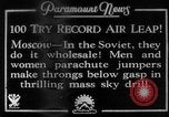 Image of parachute jumpers Moscow Russia Soviet Union, 1934, second 1 stock footage video 65675045241