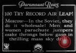 Image of parachute jumpers Moscow Russia Soviet Union, 1934, second 3 stock footage video 65675045241