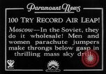 Image of parachute jumpers Moscow Russia Soviet Union, 1934, second 6 stock footage video 65675045241