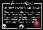 Image of parachute jumpers Moscow Russia Soviet Union, 1934, second 7 stock footage video 65675045241
