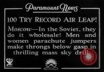 Image of parachute jumpers Moscow Russia Soviet Union, 1934, second 11 stock footage video 65675045241