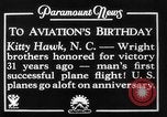 Standbild Wright Brothers Kitty Hawk North Carolina USA, 1934, aus Sekunde 5 historischem Filmmaterial Videoclip 65675045243