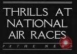Standbild National Air Races Cleveland Ohio USA, 1934, aus Sekunde 5 historischem Filmmaterial Videoclip 65675045249