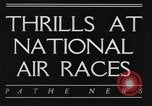 Standbild National Air Races Cleveland Ohio USA, 1934, aus Sekunde 8 historischem Filmmaterial Videoclip 65675045249