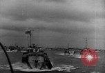 Image of Floating ports for D-Day invasion Normandy France, 1944, second 50 stock footage video 65675045258