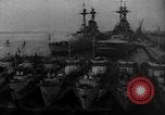 Image of Floating ports for D-Day invasion Normandy France, 1944, second 52 stock footage video 65675045258