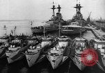 Image of Floating ports for D-Day invasion Normandy France, 1944, second 53 stock footage video 65675045258