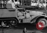 Image of Floating ports for D-Day invasion Normandy France, 1944, second 58 stock footage video 65675045258