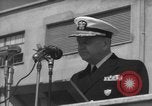 Standbild US-Admiral William M Fechteler Neapel Italien, 1954, aus Sekunde 8 historischem Filmmaterial Videoclip 65675045320