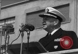 Standbild US-Admiral William M Fechteler Neapel Italien, 1954, aus Sekunde 9 historischem Filmmaterial Videoclip 65675045320