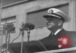 Standbild US-Admiral William M Fechteler Neapel Italien, 1954, aus Sekunde 14 historischem Filmmaterial Videoclip 65675045320