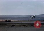 Image of crash of F-100 Supersabre jet caught in "sabre dance" California USA, 1956, second 19 stock footage video 65675045358