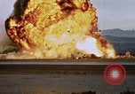 Image of crash of F-100 Supersabre jet caught in "sabre dance" California USA, 1956, second 26 stock footage video 65675045358