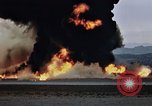 Image of crash of F-100 Supersabre jet caught in "sabre dance" California USA, 1956, second 30 stock footage video 65675045358