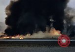 Image of crash of F-100 Supersabre jet caught in "sabre dance" California USA, 1956, second 36 stock footage video 65675045358