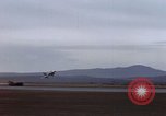 Image of crash of F-100 Super Sabre caught in "Sabre Dance" California USA, 1956, second 7 stock footage video 65675045359
