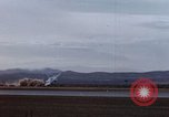 Image of crash of F-100 Super Sabre caught in "Sabre Dance" California USA, 1956, second 11 stock footage video 65675045359