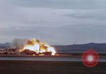Image of crash of F-100 Super Sabre caught in "Sabre Dance" California USA, 1956, second 12 stock footage video 65675045359