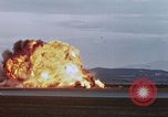 Image of crash of F-100 Super Sabre caught in "Sabre Dance" California USA, 1956, second 14 stock footage video 65675045359