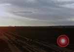 Image of crash of USAF F-100 Supersabre  California USA, 1956, second 16 stock footage video 65675045360