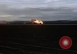 Image of crash of USAF F-100 Supersabre  California USA, 1956, second 30 stock footage video 65675045360