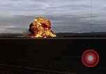 Image of crash of USAF F-100 Supersabre  California USA, 1956, second 34 stock footage video 65675045360