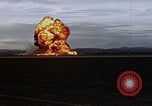 Image of crash of USAF F-100 Supersabre  California USA, 1956, second 35 stock footage video 65675045360