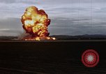 Image of crash of USAF F-100 Supersabre  California USA, 1956, second 36 stock footage video 65675045360