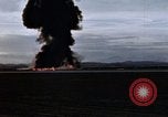 Image of crash of USAF F-100 Supersabre  California USA, 1956, second 43 stock footage video 65675045360
