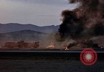 Image of crash of USAF F-100 Supersabre  California USA, 1956, second 47 stock footage video 65675045360