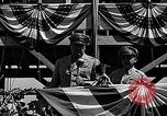 Standbild Einführungen vor Air Show Spokane Washington USA, 1944, aus Sekunde 28 historischem Filmmaterial Videoclip 65675045362