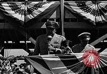 Standbild Einführungen vor Air Show Spokane Washington USA, 1944, aus Sekunde 32 historischem Filmmaterial Videoclip 65675045362