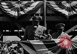 Standbild Einführungen vor Air Show Spokane Washington USA, 1944, aus Sekunde 33 historischem Filmmaterial Videoclip 65675045362