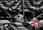 Standbild Einführungen vor Air Show Spokane Washington USA, 1944, aus Sekunde 41 historischem Filmmaterial Videoclip 65675045362