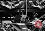 Standbild Einführungen vor Air Show Spokane Washington USA, 1944, aus Sekunde 53 historischem Filmmaterial Videoclip 65675045362
