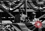 Standbild Einführungen vor Air Show Spokane Washington USA, 1944, aus Sekunde 60 historischem Filmmaterial Videoclip 65675045362