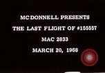 Image of F-4J crash 15557 MAC 2833 Saint Louis Missouri USA, 1968, second 6 stock footage video 65675045368