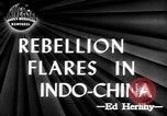 Image of rebel -held town Hanoi Vietnam, 1947, second 5 stock footage video 65675045371