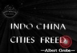 Image of liberated town Indochina, 1947, second 1 stock footage video 65675045376