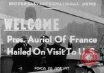 Immagine di Il Presidente francese Vincent Auriol United States USA, 1951, secondo 16 filmato di repertorio 65675045384